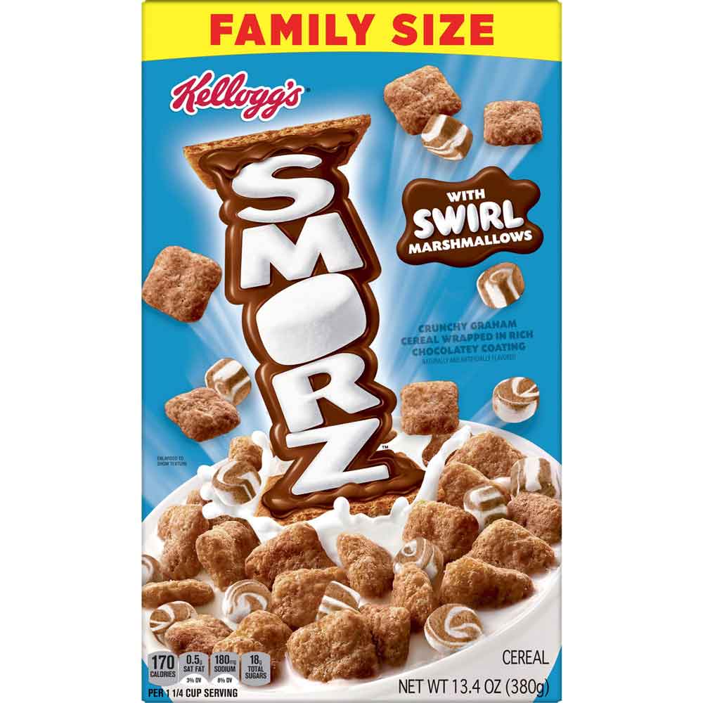 Kellogg’s Smorz Original Cold Breakfast Cereal, 13.4 oz