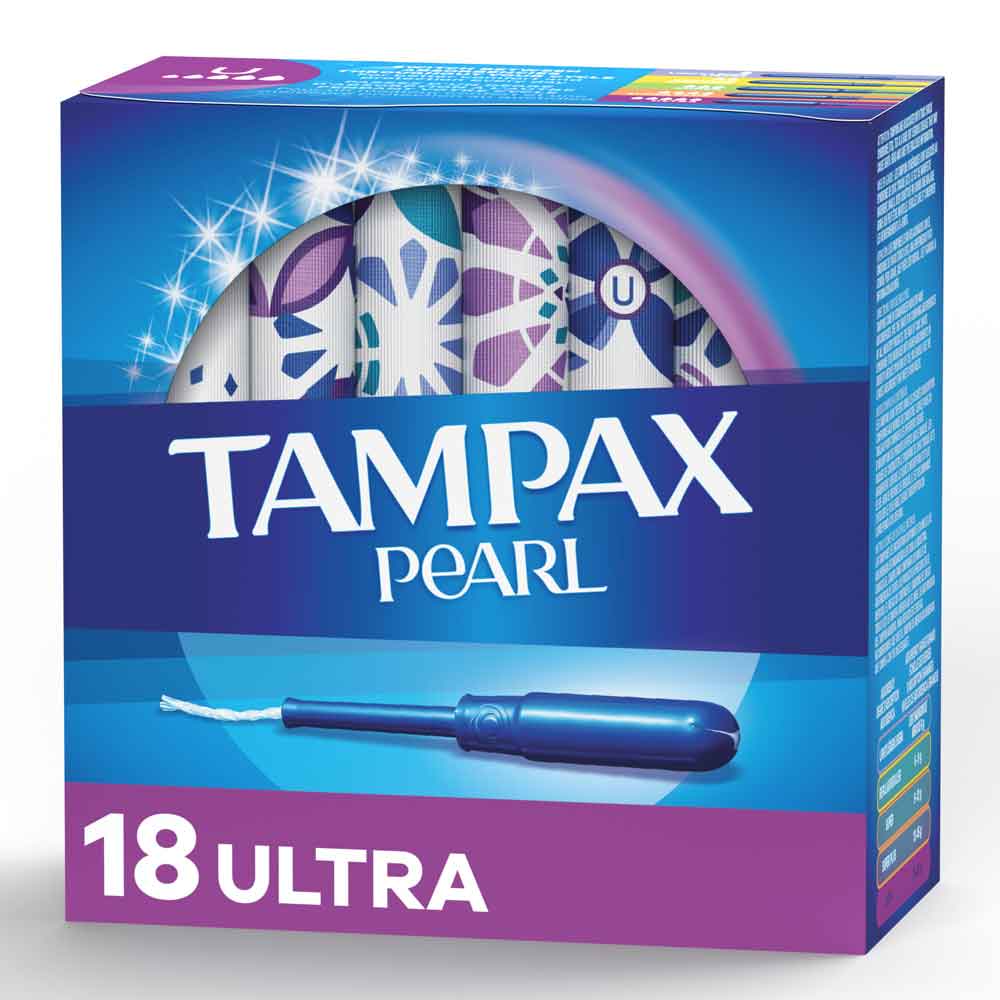 Tampax Pearl Tampons, Ultra Absorbency, Unscented