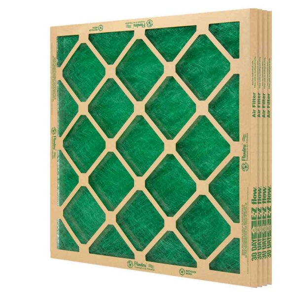 Flanders (4 Pack), 12″ X 12″ X 1″ Precisionaire Nested Glass Air Filter ...